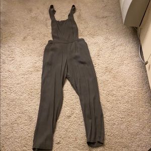 Olive green overalls